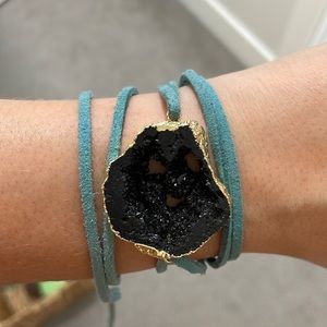 geode wrap bracelet